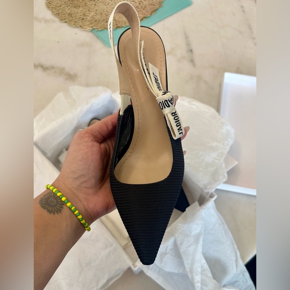 Dior J’Adior Black Slingback Pumps - Picture 14 of 14